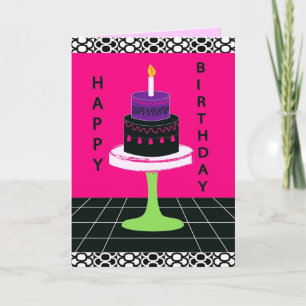 Tarjeta de cumpleaños Cakey Serie 2