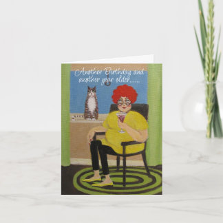 Tarjeta de cumpleaños caprichosa