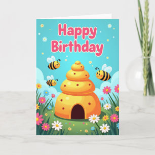 Tarjeta de cumpleaños caprichosa del cielo