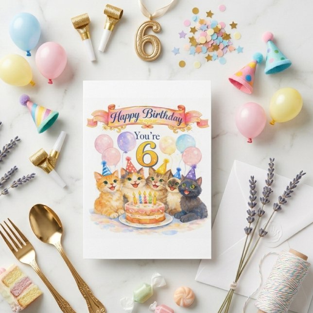 Tarjeta de cumpleaños caprichosa para niñas de 6 a (Subido por el creador)