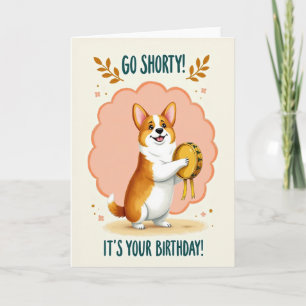 Tarjeta de cumpleaños caprichosa para perro