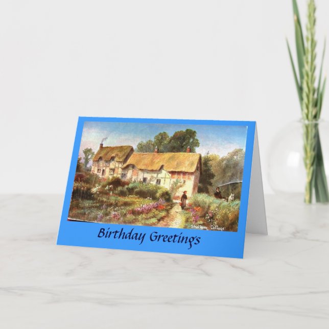 Tarjeta de cumpleaños - Casa de Anne Hathaway (Anverso)
