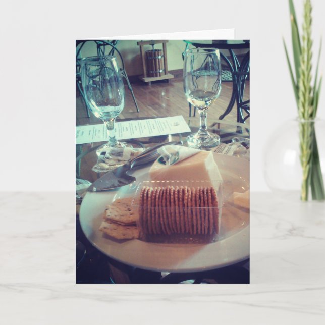 Tarjeta de cumpleaños "Cata de Vino" (Anverso)