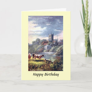 Tarjeta de cumpleaños - Catedral de Hereford