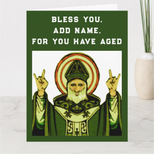 tarjeta de cumpleaños católica divertida