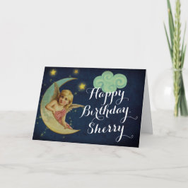 Tarjeta de cumpleaños Celestial Personalizada de l