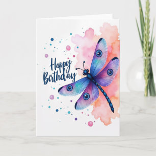 Tarjeta de cumpleaños Cerulean Aqua