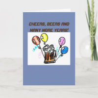 TARJETA DE CUMPLEAÑOS - CERVEZAS DE AZOTE