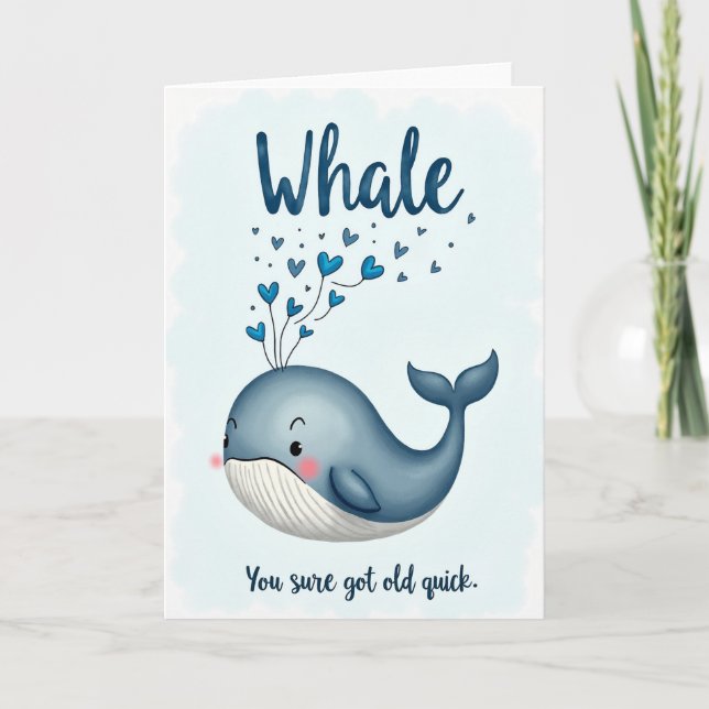 Tarjeta de cumpleaños Charming Heart Plume (Anverso)