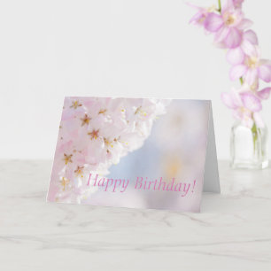 Tarjeta de cumpleaños Cherry Blossom