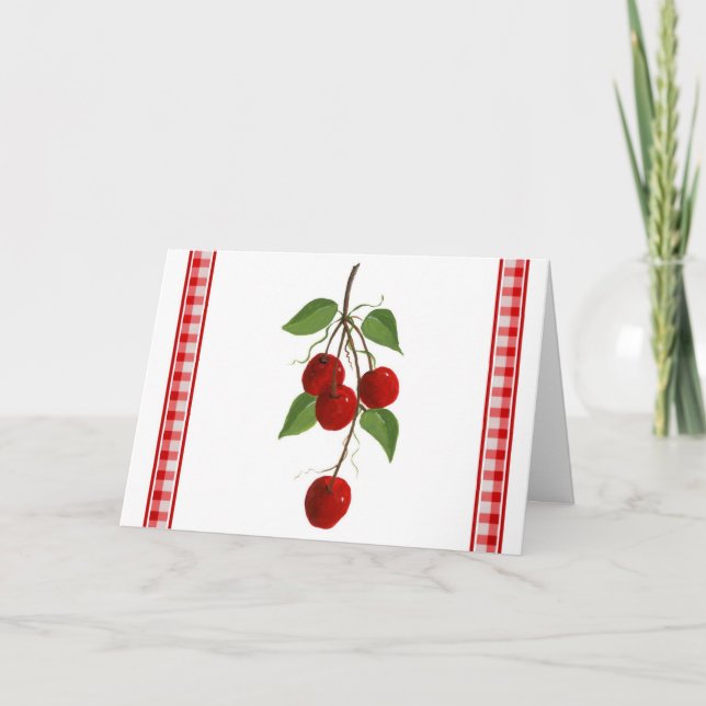 Tarjeta de cumpleaños Cherry Bunch (Anverso)