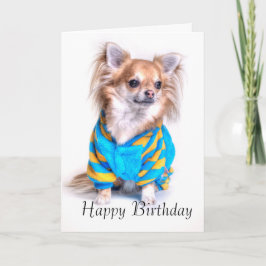 Tarjeta de cumpleaños Chihuahua