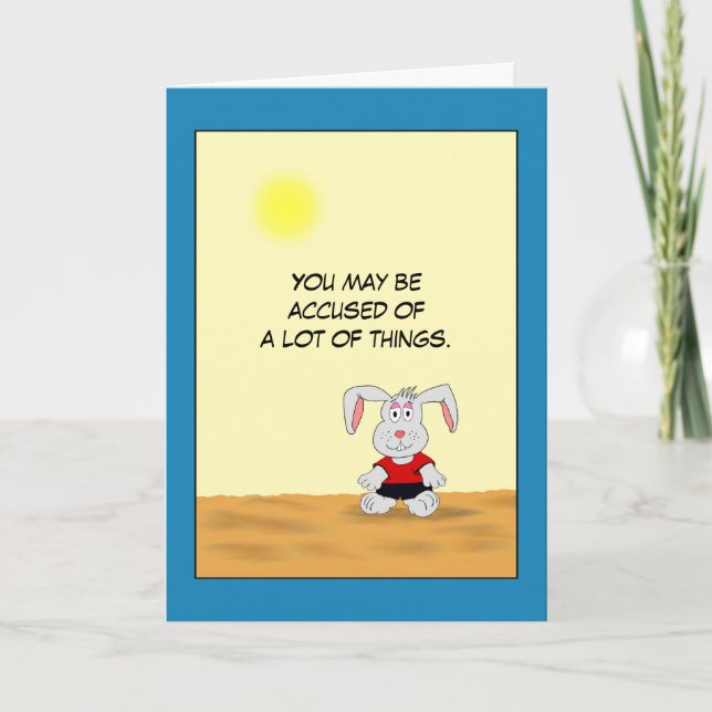 Tarjeta de cumpleaños chistosa (Anverso)