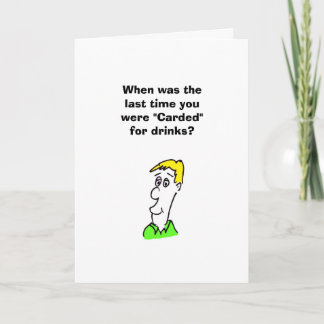 Tarjeta de cumpleaños chistosa