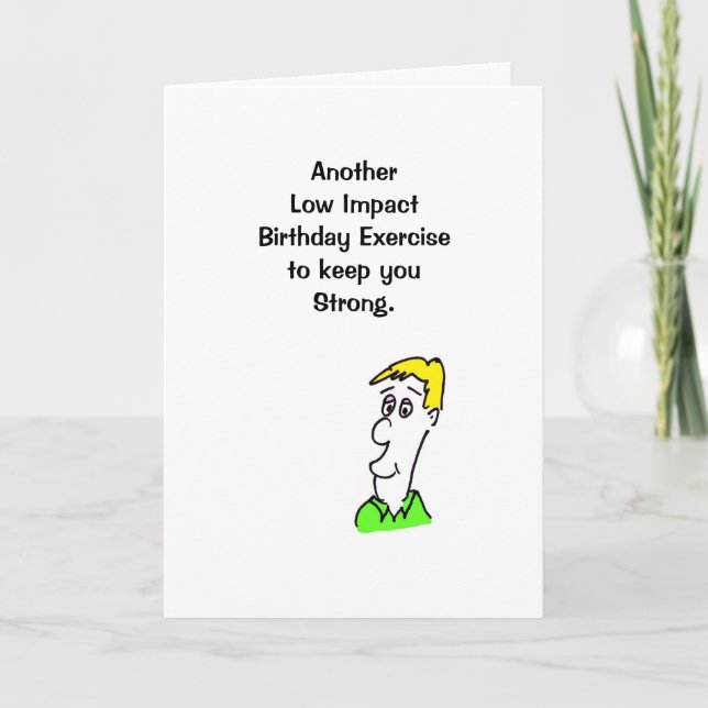Tarjeta de cumpleaños chistosa (Anverso)