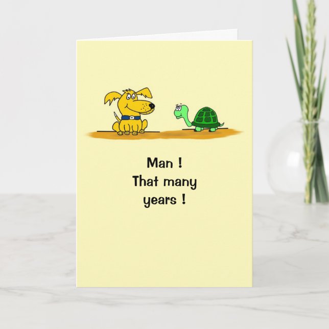 Tarjeta de cumpleaños chistosa (Anverso)