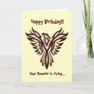 Tarjeta de cumpleaños Chocolate Phoenix