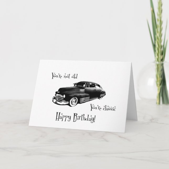 Tarjeta de cumpleaños clásica (Anverso)