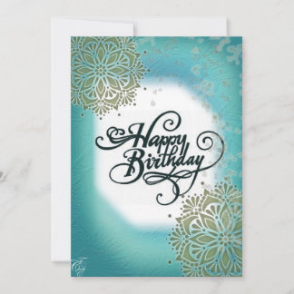 Tarjeta de cumpleaños clásica