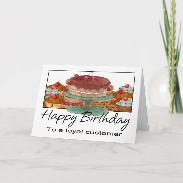 Tarjeta de cumpleaños - Cliente - Tarjeta de cumpl (Anverso)