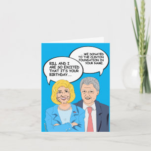 Tarjeta de cumpleaños Clinton - Donamos a la Clint