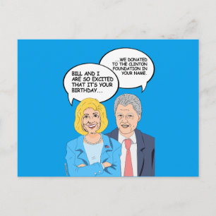 Tarjeta de cumpleaños Clinton - Donamos a la Clint