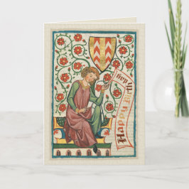 Tarjeta de cumpleaños Codex Manesse CC0554