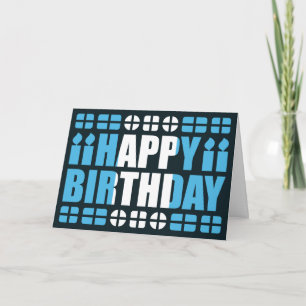 Tarjeta de cumpleaños con bandera de Guatemala