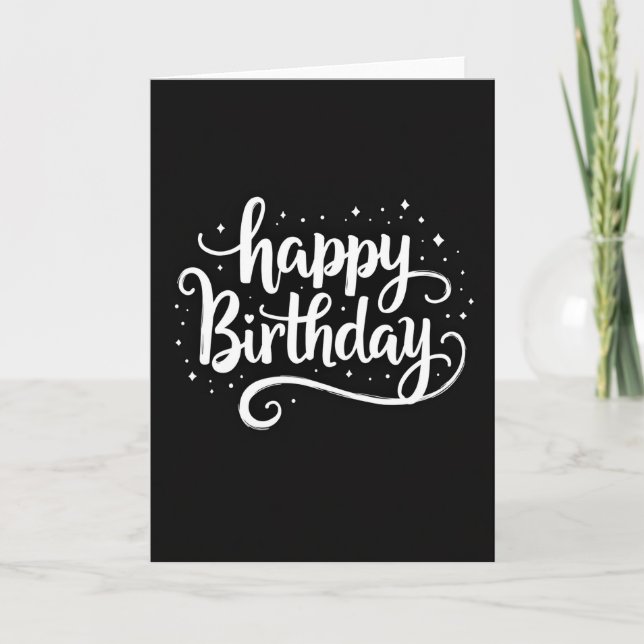 Tarjeta de cumpleaños con brillo dulce (Anverso)