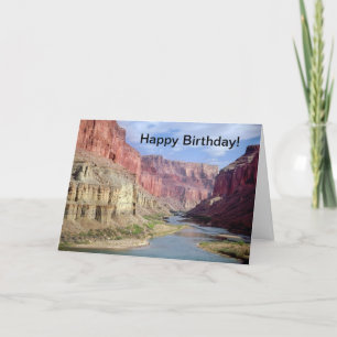 Tarjeta de cumpleaños con chiste del Gran Cañón