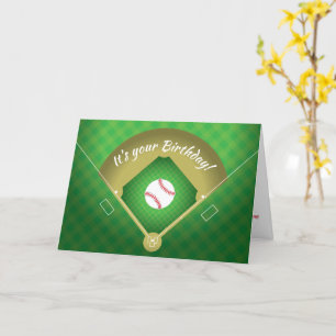 Tarjeta de cumpleaños con diseño de diamante de bé