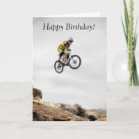 Tarjeta de cumpleaños: Con el individuo haciendo