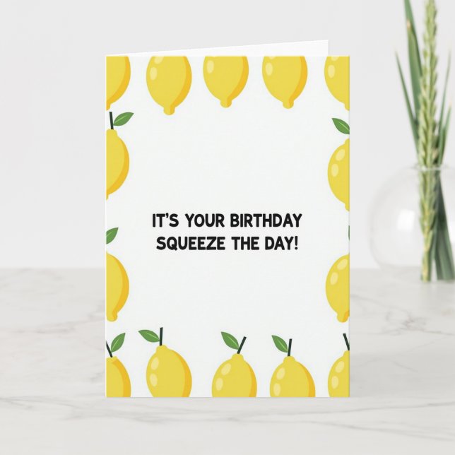 Tarjeta de cumpleaños con estilo (Anverso)