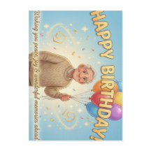 Tarjeta de cumpleaños con estilo de animación para