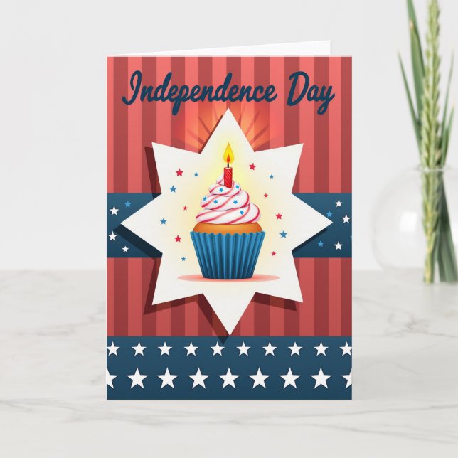 Tarjeta de cumpleaños con estrellas de azúcar (Anverso)