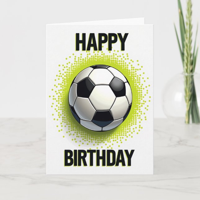 Tarjeta de cumpleaños con explosión geométrica (Anverso)