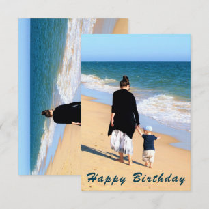 Tarjeta de cumpleaños con foto personalizada
