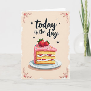 Tarjeta de cumpleaños con frutas