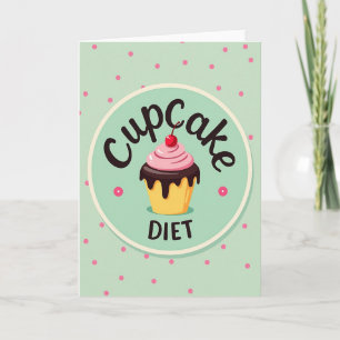 Tarjeta de cumpleaños con glaseado de pastel