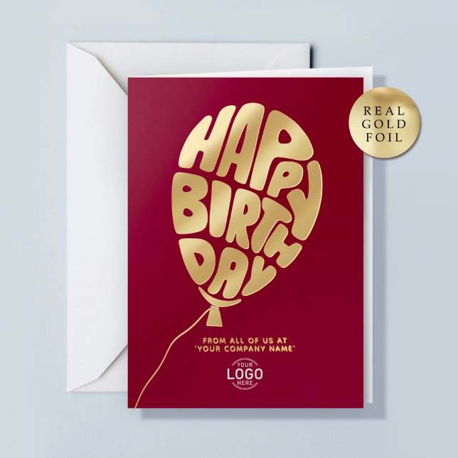 Tarjeta de cumpleaños con globo de papel de alumin (Subido por el creador)