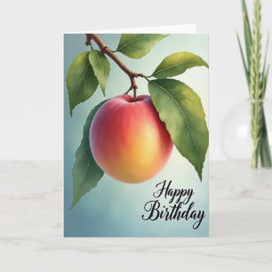 Tarjeta de cumpleaños con gradiente dulce
