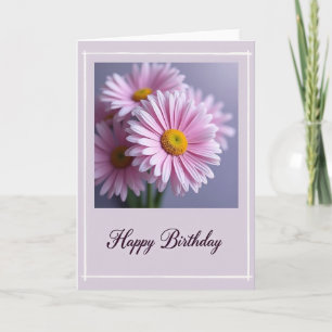 Tarjeta de Cumpleaños con Grupo de Pétalos Encanta