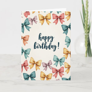 Tarjeta de cumpleaños con guión especial