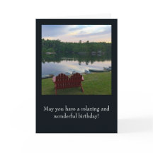 Tarjeta de cumpleaños - Con imagen de Boothbay, Ma
