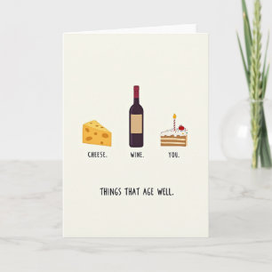 Tarjeta de cumpleaños con ingenio profundo
