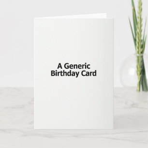 Tarjeta de cumpleaños con letra en negrita