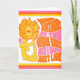 Tarjeta de Cumpleaños con Letterpress 'No soy un L