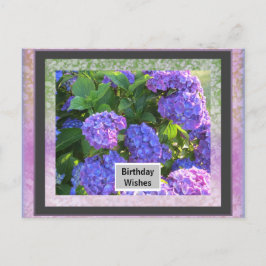 Tarjeta de cumpleaños con marco de foto