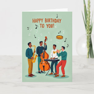 Tarjeta de cumpleaños con música dulce