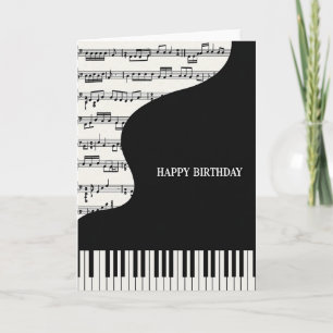 Tarjeta de cumpleaños con música melodía